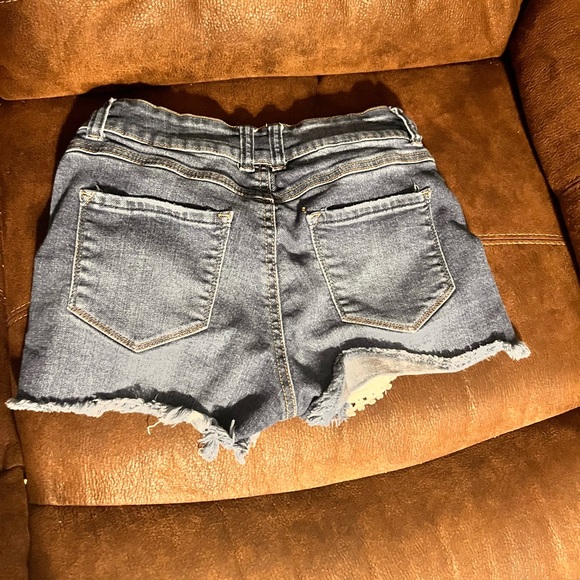 Mid Rise Shortie Shorts - Picture 3 of 3